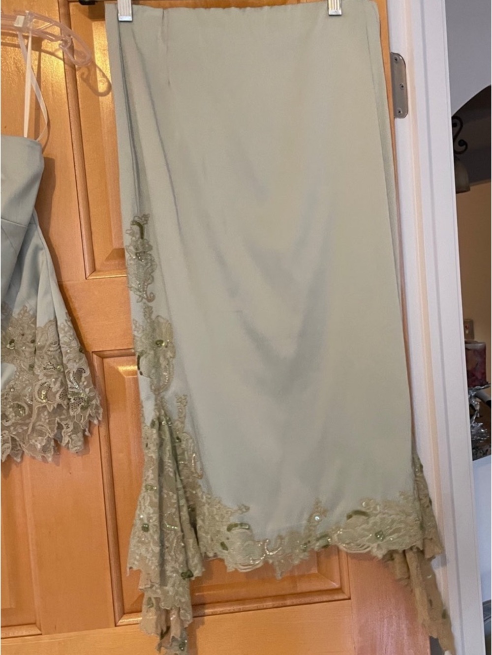 Mandalay Aqua One shoulder Embellished Set - Picture 5 of 8